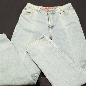 Faded blue Levi's